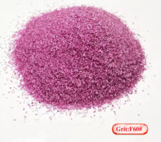Ανοικτό ροζ 60 λειαντικά μέσα οξειδίων Al τριξιμάτων